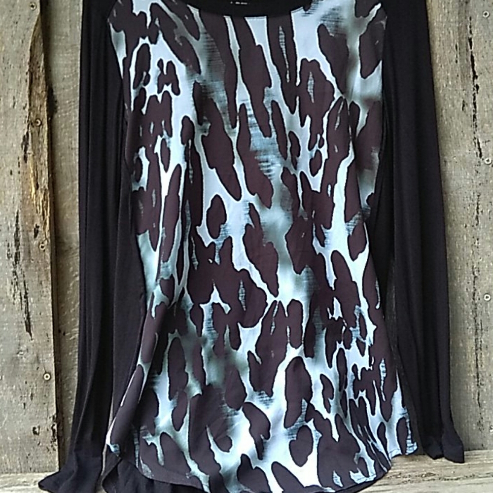 APT. 9 Animal Print Hi Low Tunic